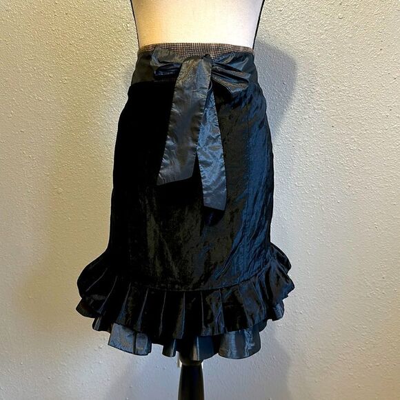 Roberta Scarpa made in Italy women’s ruffle skirt size 44 US 10 - Picture 1 of 11
